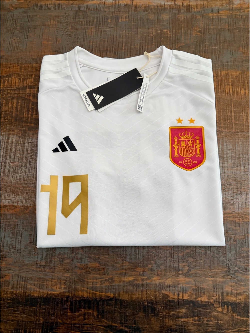 2 Starts World Champions Lamine Yamal Spain Adidas Jersey Women Medium
